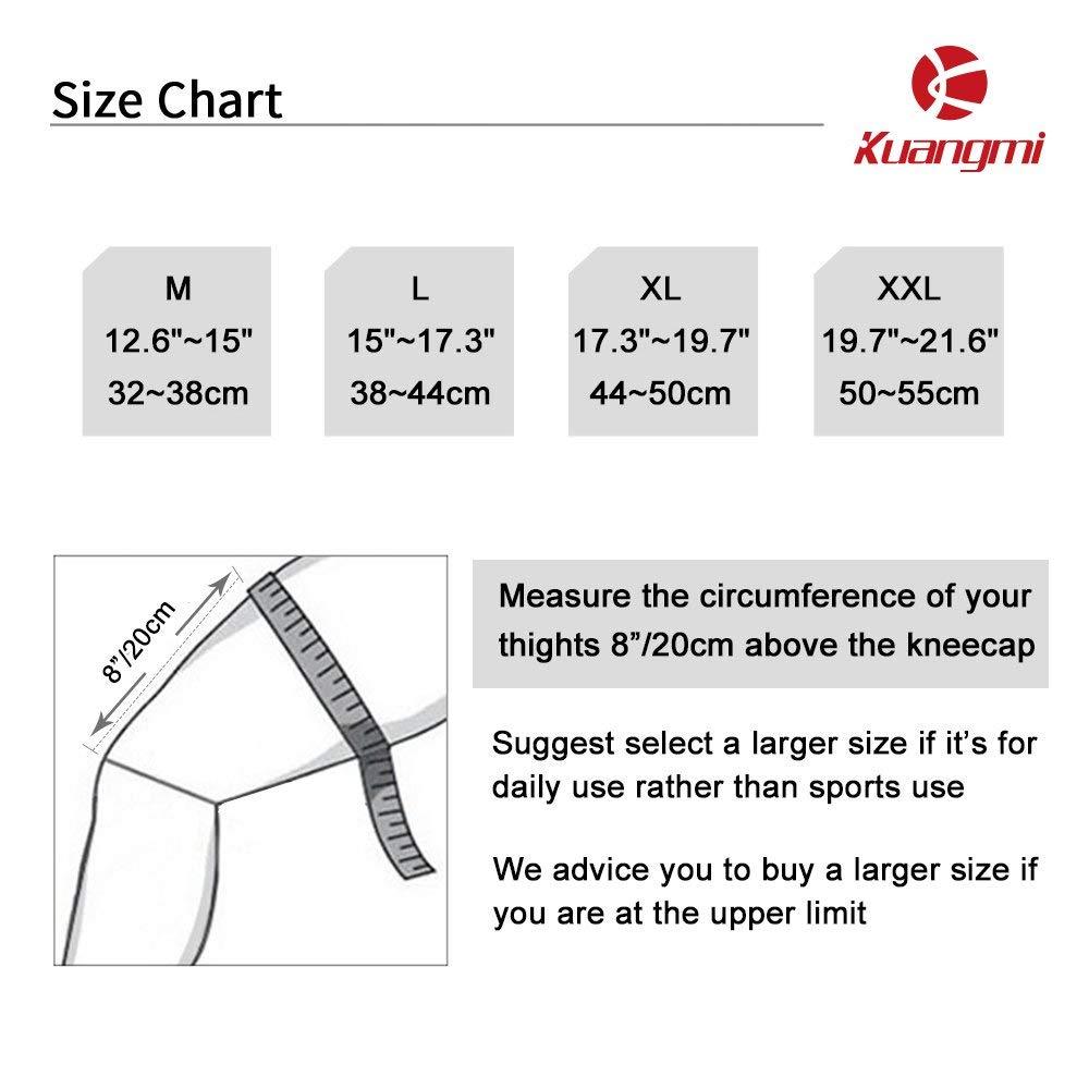 Kuangmi 1 pc Leg Compression Sleeve Basketball Support Sports Knee Protector Socks Pads Shin Guard Football Leg Warmers Cycling