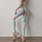 Net Red Thin Straps Tie-dye Sports Underwear Women's Workout Clothes