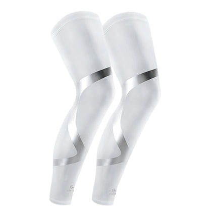 Kuangmi 1 pc Leg Compression Sleeve Basketball Support Sports Knee Protector Socks Pads Shin Guard Football Leg Warmers Cycling