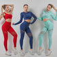 Navel exposed yoga suit