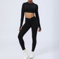 Nude Feel Workout Clothes Suit Cross Strap Showing