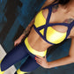 Splicing yoga sports suit