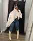 Loose Fashion Short Personalized Sweater Top